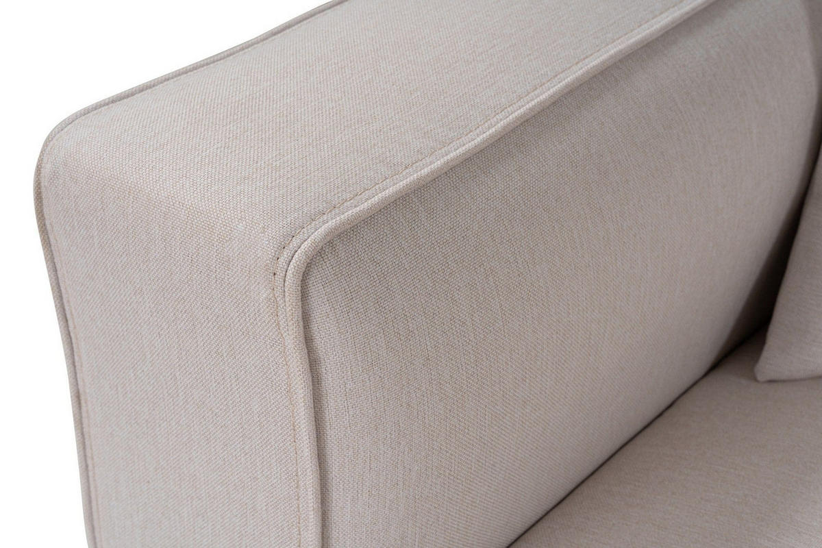 ECKSOFA breites XL-Design - Schwarz/Grau, Holz/Kunststoff (230/180cm) - myHomelando