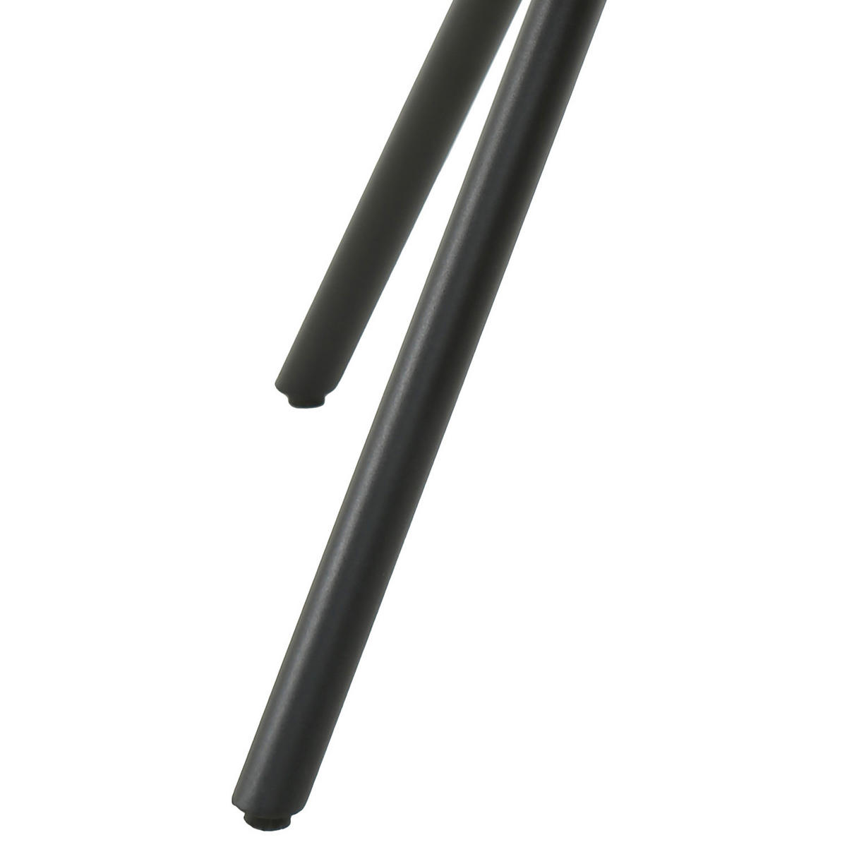 POLSTERSTUHL - 2er-Set - Schwarz/Grau, Textil/Metall (48/95/66cm) - home24
