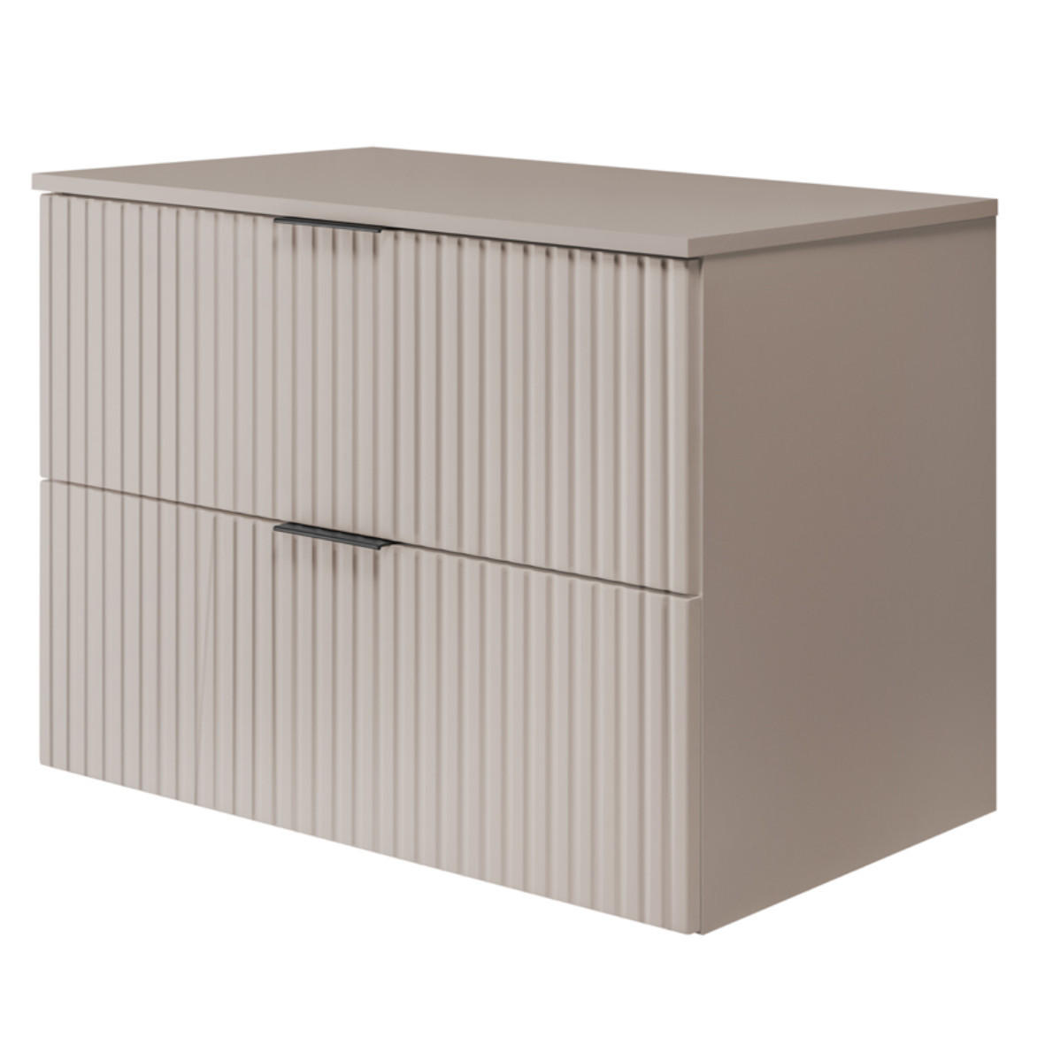 WASCHBECKUNTERSCHRANK FLOW + Platte Kaschmir 80/57/46 cm - Kaschmir, Holzwerkstoff (80/57/46cm) - Rodan