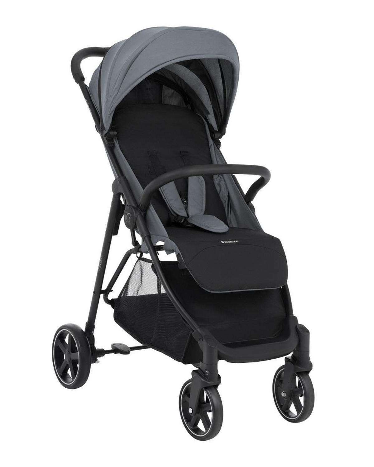 BUGGY Alexa 22 kg grau faltbar, Rückenlehne verstellbar, Gurt - Grau, Metall (72/51/101cm) - Kikka boo