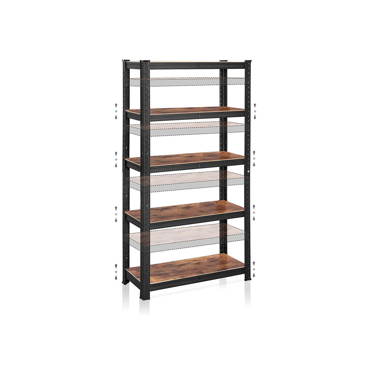 STANDREGAL BÜCHERREGAL - Braun, Holzwerkstoff (75/150/30cm) - Hansiro