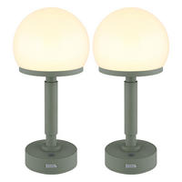 LED TISCHLEUCHTE Haku Grün - Grün, Kunststoff (14/14/29.5cm) - Globo Lighting