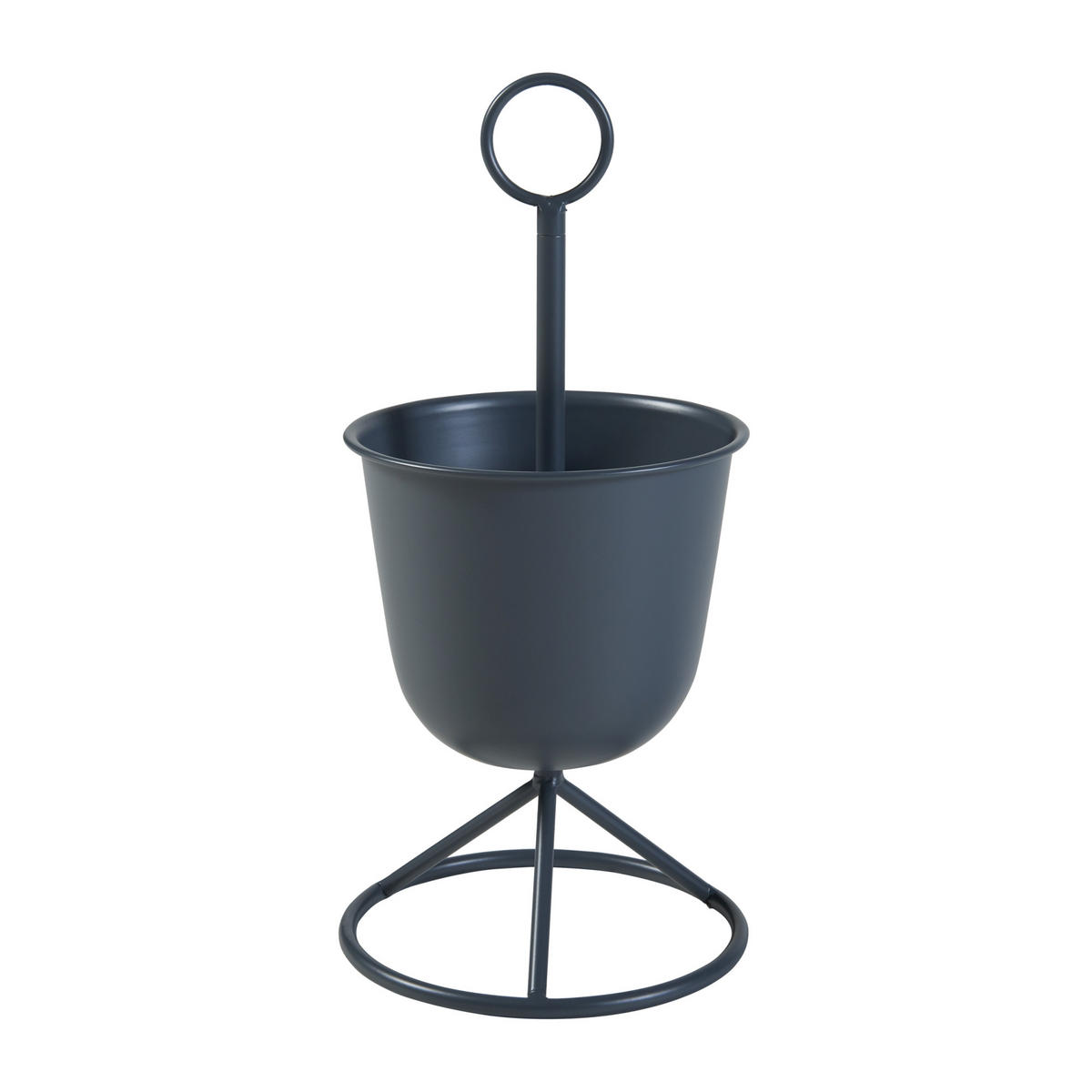 PFLANZENSTÄNDER Alphen - Schwarz, Metall (23/48cm) - [en.casa]