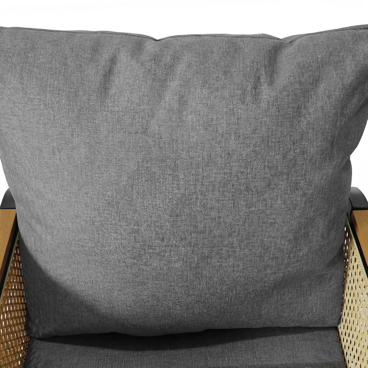 GARTENMÖBEL-SET Modernes 6-tlg. Schwarz - Schwarz, Metall - ComfortXL