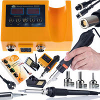 LÖTKOLBEN OH660 2-in-1 Set, 660 W Heißluft + 60 W Lötkolben, 100-500 °C, 22 mm Düse - Multicolor, Kunststoff/Metall (10/10/10cm)