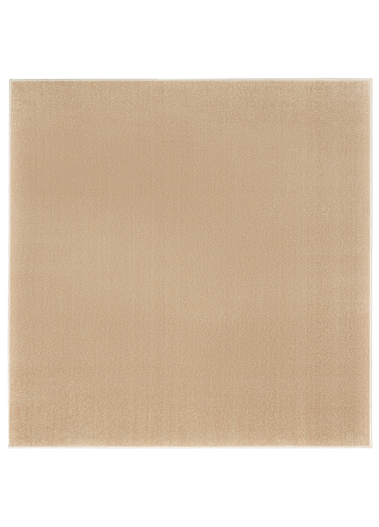TEPPICH MONO SQUARE Beige 200/200 cm - Beige, Kunststoff (200/200cm) - Tapiso