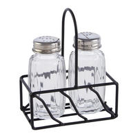 SALZ-UND Pfefferstreuer Eric Scharz/Silber - Transparent, Metall (1/1/1cm) - Mömax