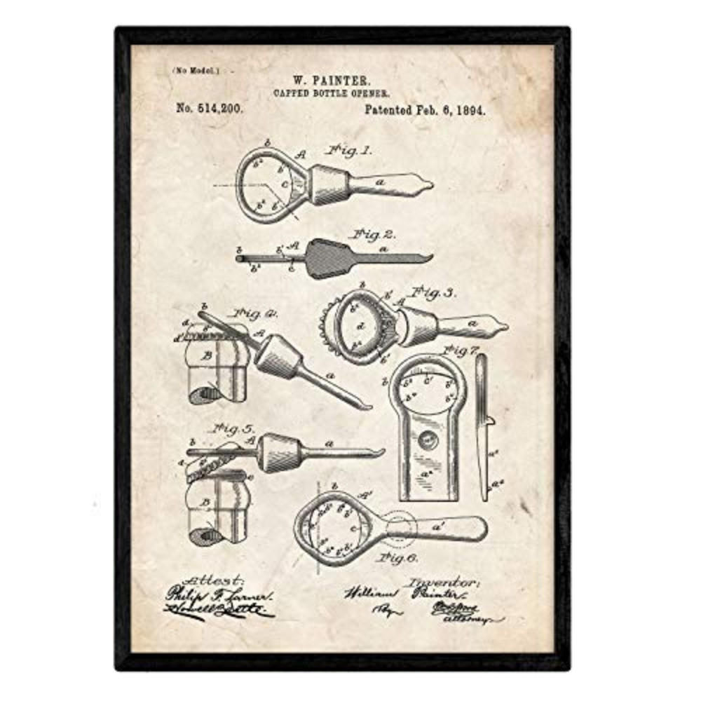 POSTER Patent Openers A3 Rahmenlos - Klar, Papier (29.7/5/42cm) - Nacnic