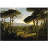 FOTOTAPETE Wald Bäume Grün 300x210 cm - Multicolor, Papier (300/210cm) - Wallarena