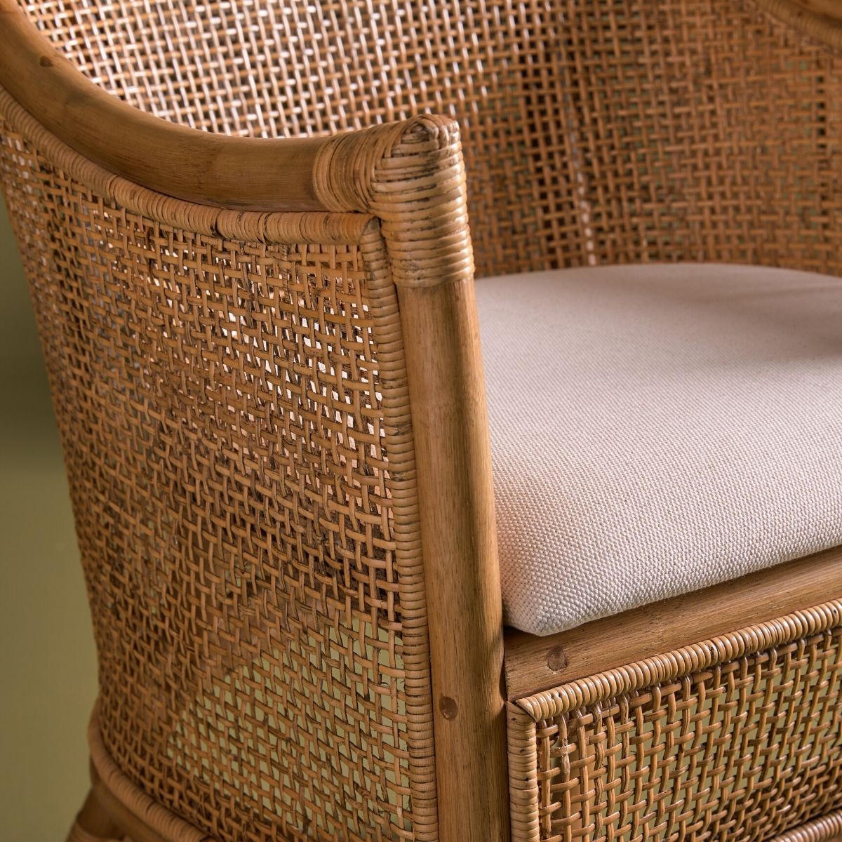 RATTANSTUHL Maurice - Apfelbaumfarben, Naturmaterialien (62/79/58cm) - Signature