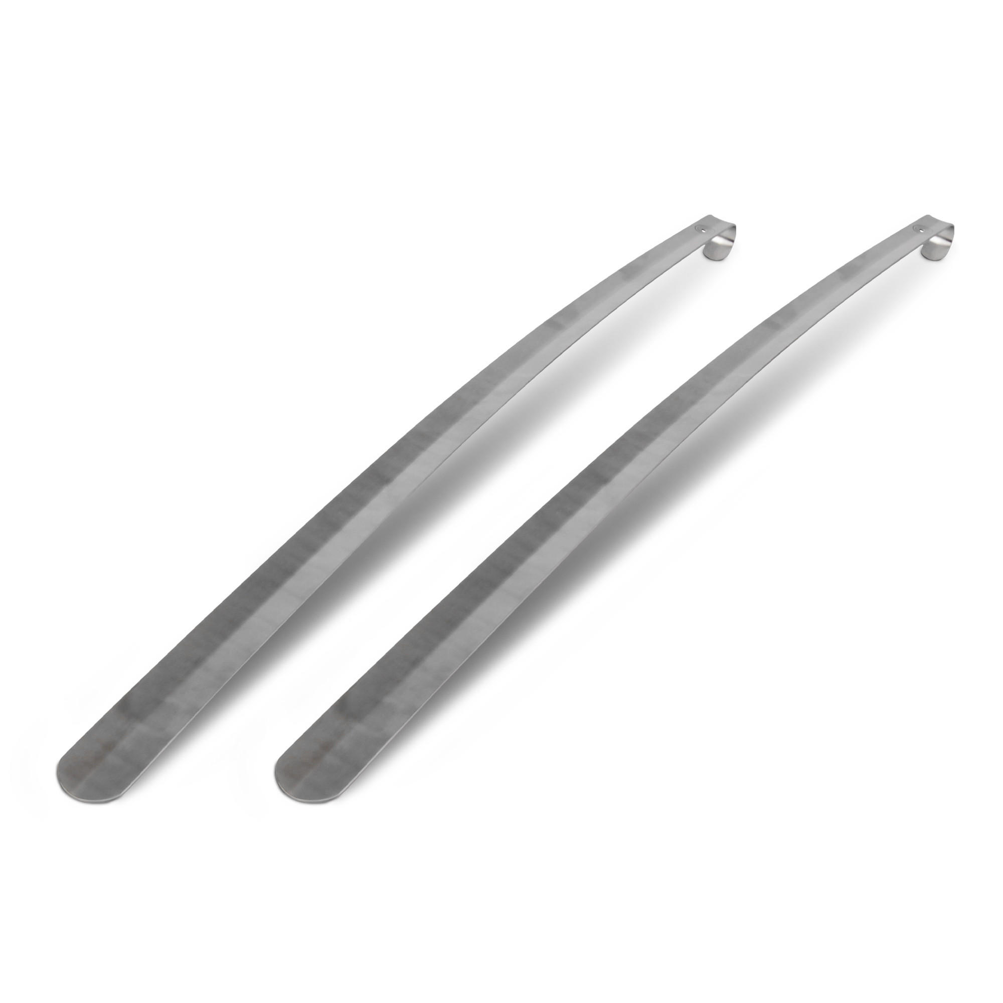 SCHUHLÖFFEL Metall 79cm 2er-Pack Silber - Silberfarben, Metall (4/0.2/57cm)