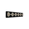 WANDGARDEROBE Rizar Schwarz 60/4.5/11.5 cm - Schwarz, Holz (4.5/11.5/60cm) - Present Time