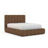 POLSTERBETT aus Polyester Elvert 180x200 cm, Dunkelbraun - Dunkelbraun, Textil (180/200cm) - Meblito