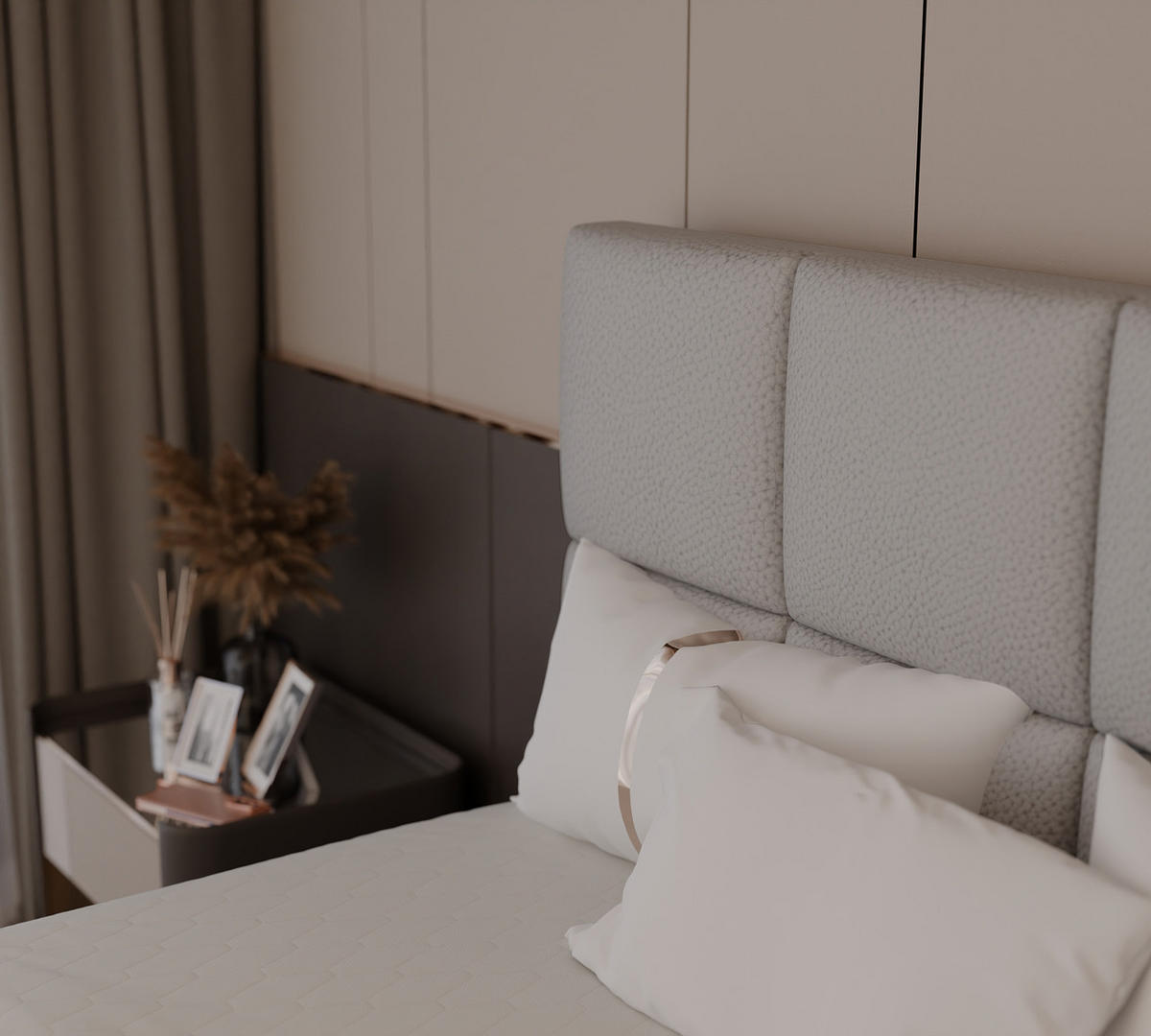 BOXBETT MAGNUS 120/200 cm mit Matratze und Topper, Grau - Grau, Textil (120/200cm) - Idohome