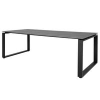 GARTENESSTISCH - Aluminium - Grau - Grau, Metall (100/220/75cm) - home24