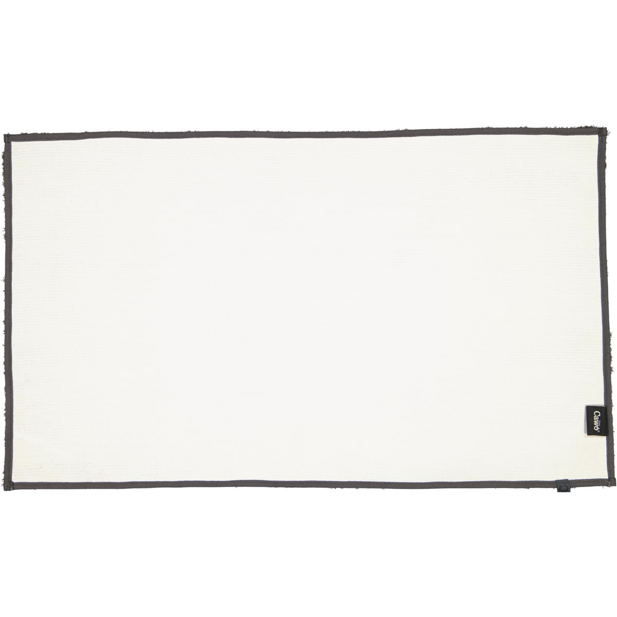 BADTEPPICHE SOLID 1009 BASALT - 740 - Grau, Textil (60/100cm) - Cawoe
