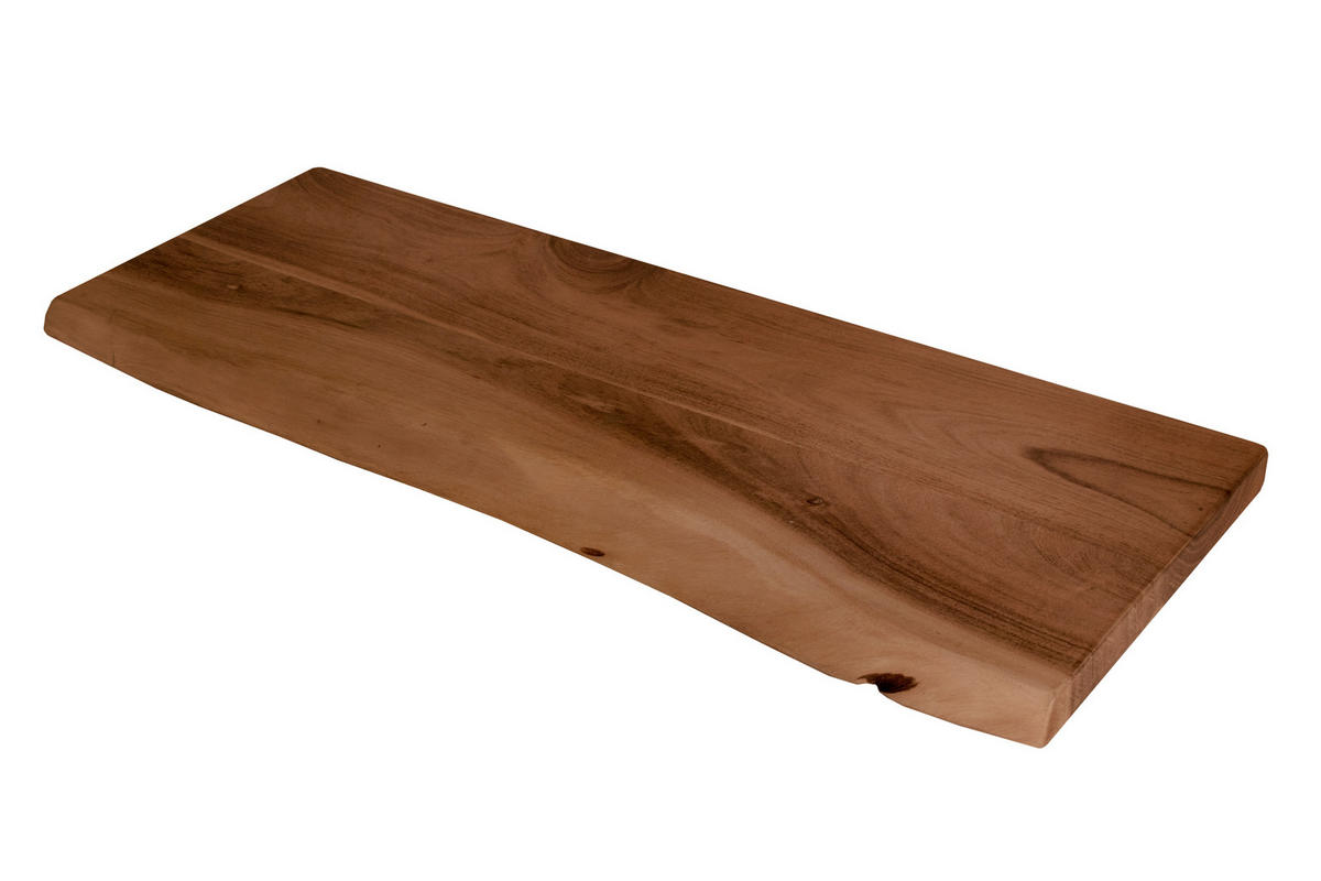 WANDREGAL AMANDA - Braun/Akaziefarben, Holz (60/3/20cm) - SAM