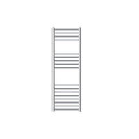 BADHEIZKÖRPER Sahara 400x1200 mm Chrome gebogen mit Seitenanschluss - Chromfarben, Metall (40/120/5cm) - LuxeBath