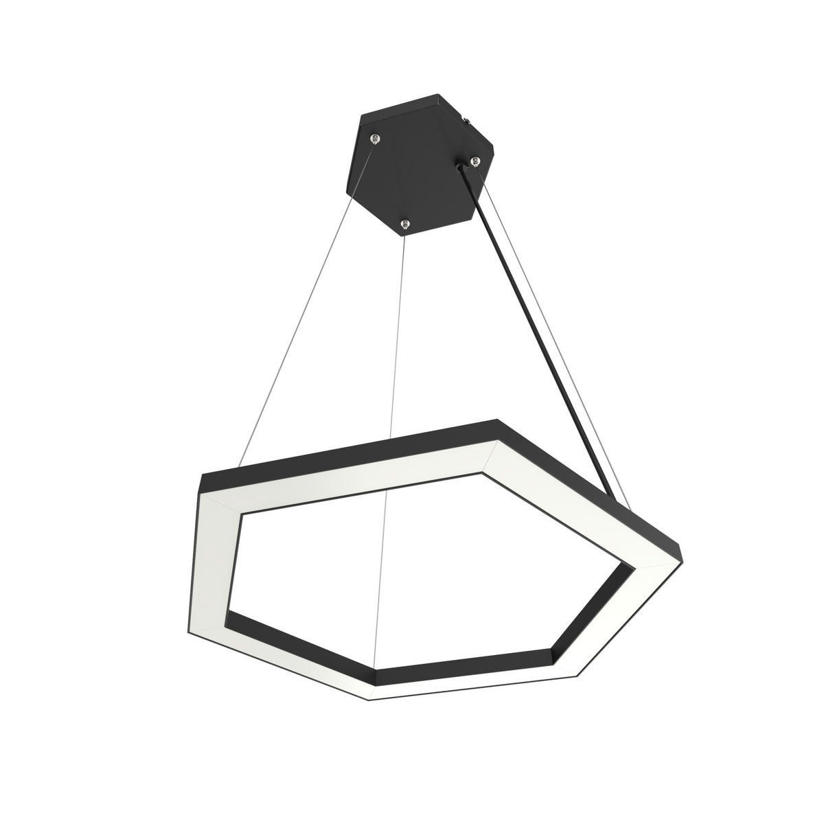 LED-HÄNGELEUCHTE - Schwarz Hochglanz, Metall (1.6/100/40cm) - Lumicom