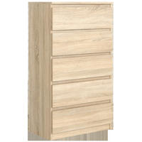 KOMMODE Sonoma 70/125/39 - Sonoma Eiche, Holzwerkstoff (70/125/39cm) - RAUMHIRSCH FURNITURE