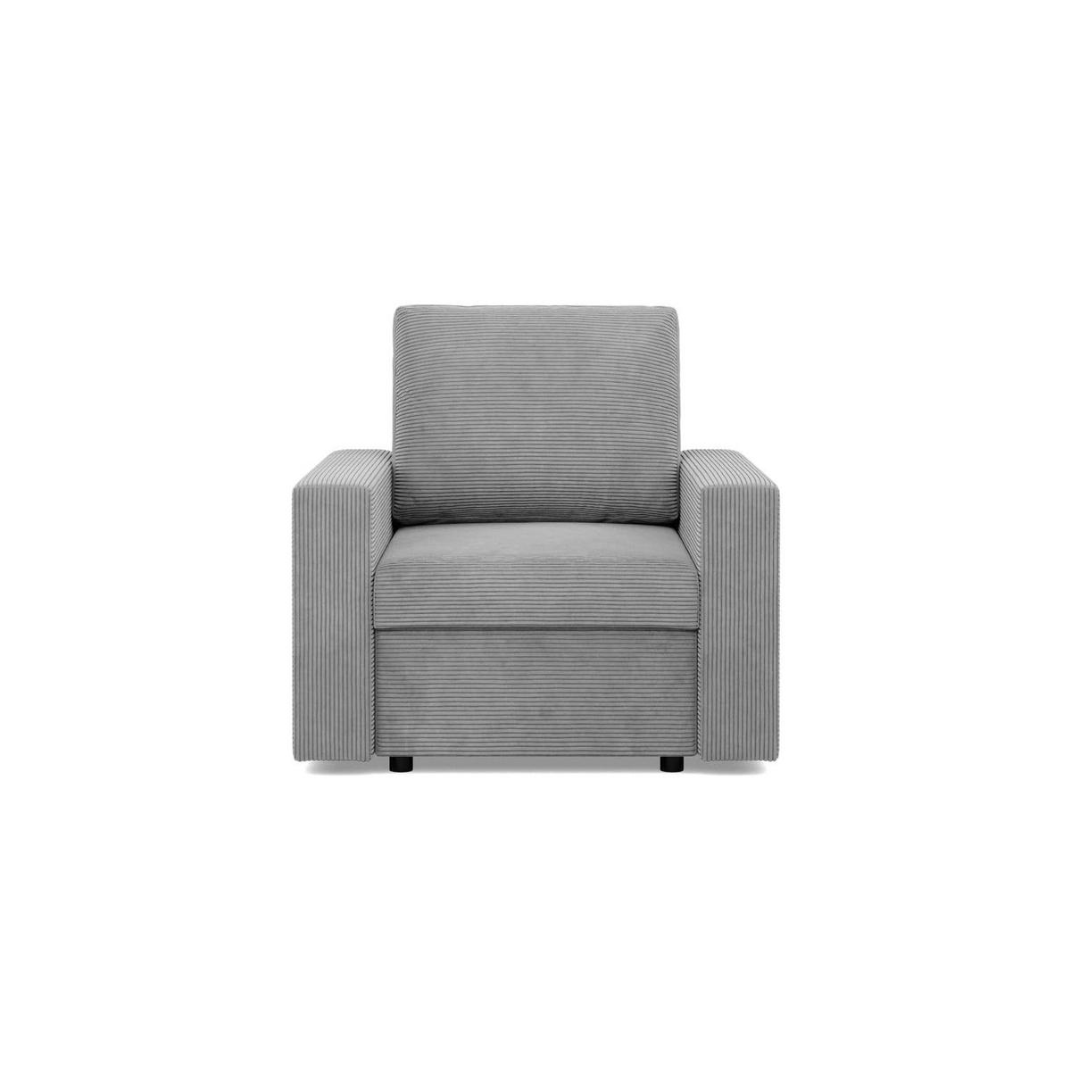 LOUNGESESSEL NEO, BONELL, Cord - Grau - Grau, Textil (83/92/92cm) - Mebligo