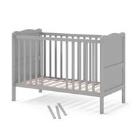 BABYBETT Tobi Grau 60x120 cm - Grau, Holz (60/120cm) - VitaliSpa