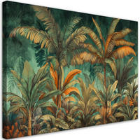 KUNSTDRUCK Grün 120/80 cm - Grün, Textil (120/80cm) - KUNSTLOFT