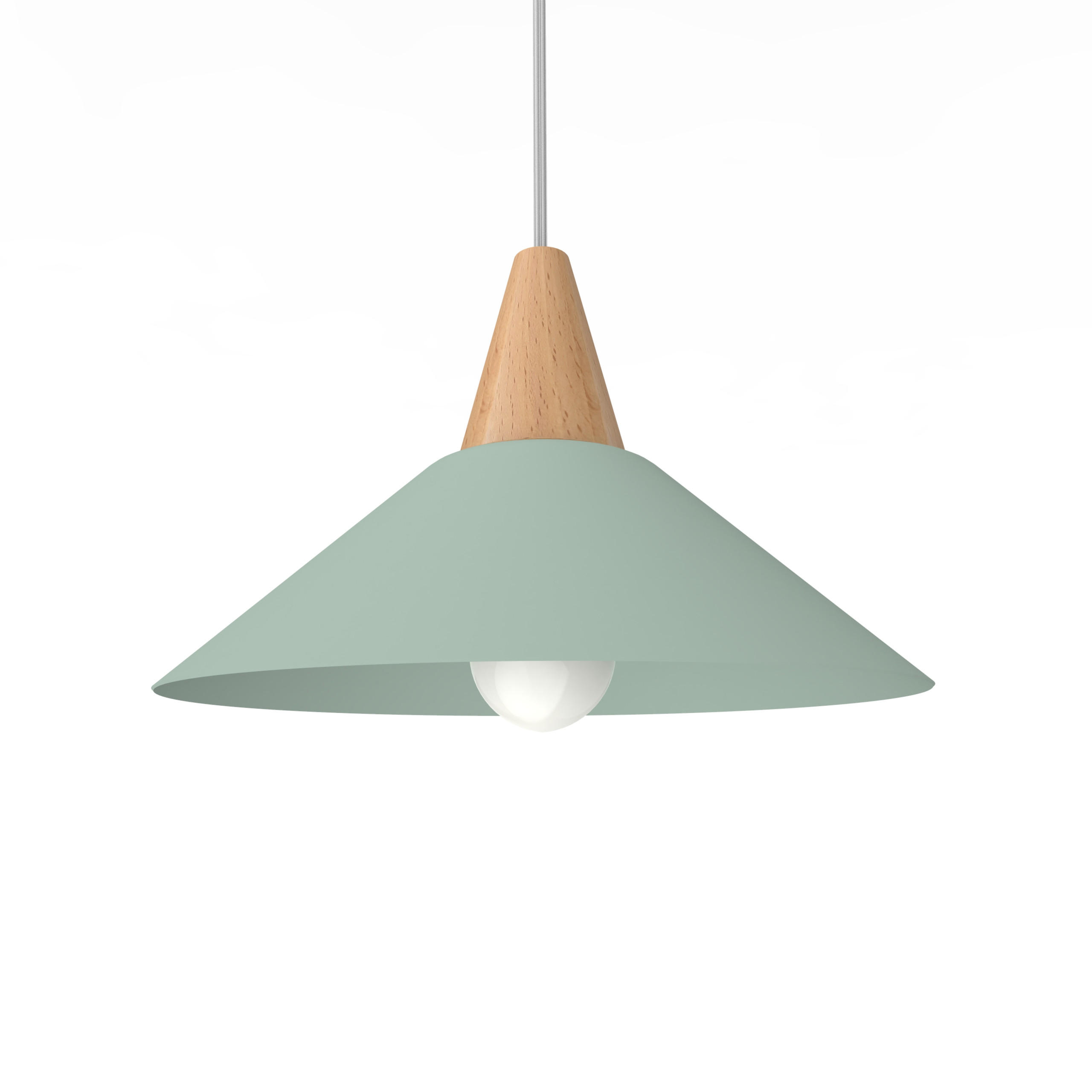 HÄNGELEUCHTE - Grün, Metall (25/25/16cm) - Lumicom