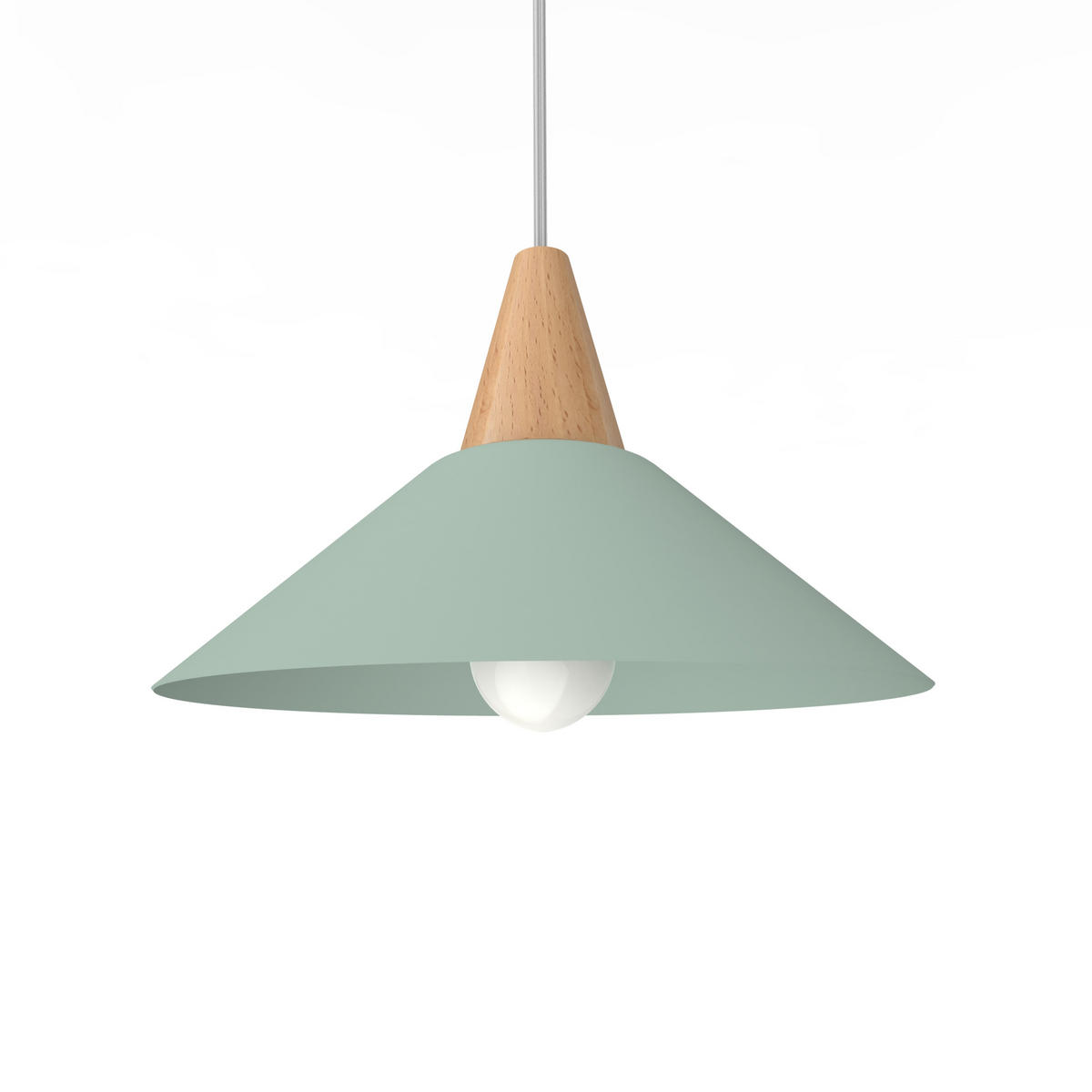 HÄNGELEUCHTE - Grün, Metall (25/25/16cm) - Lumicom