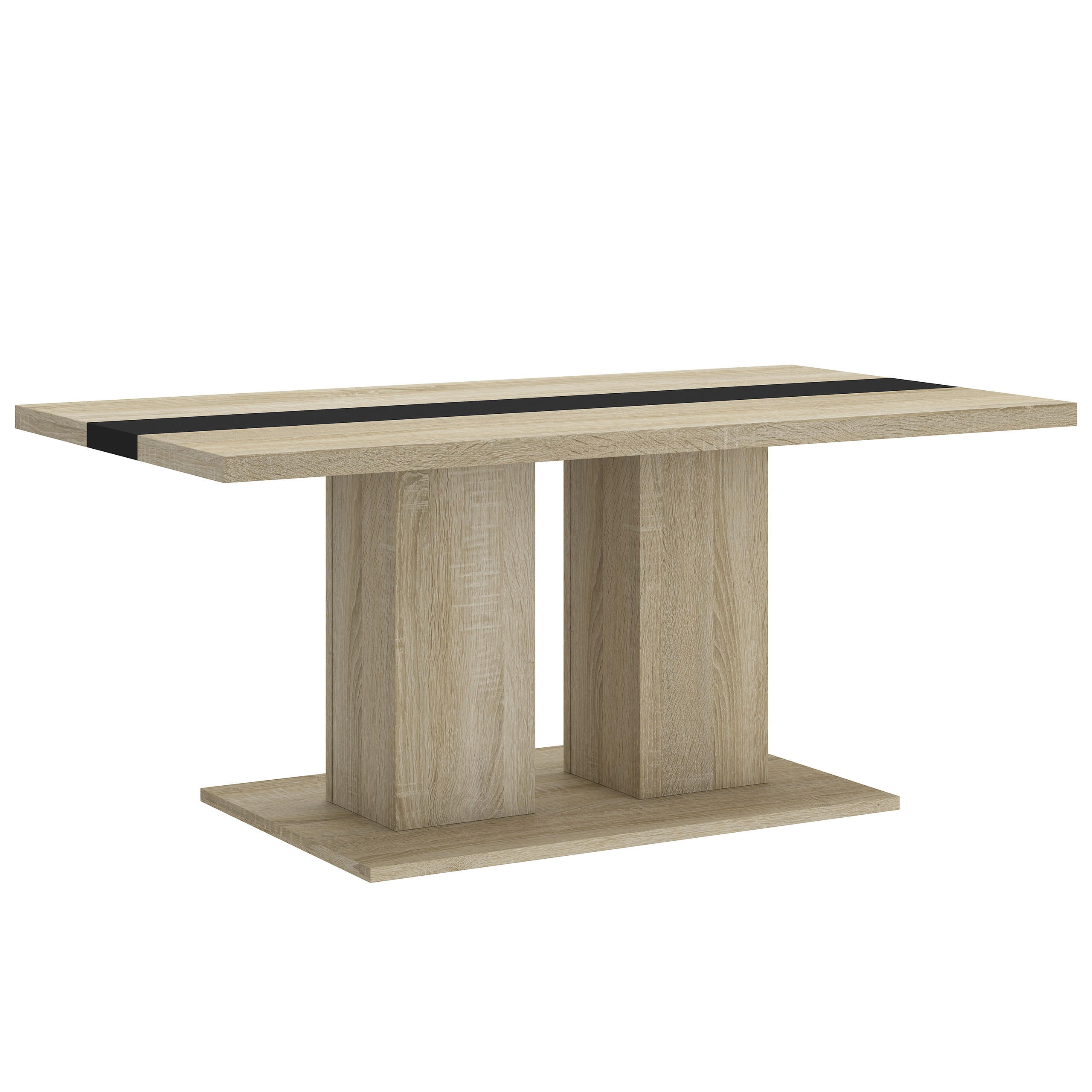 COUCHTISCH CASTELLA 110/52,7/60 cm Sonoma Eiche - Sonoma Eiche, Holzwerkstoff (60/110/52.7cm) - MASSENO