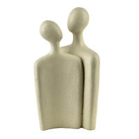 FIGURKA, poliresin, béžová - béžová, plast (12/24/12cm) - Mondex