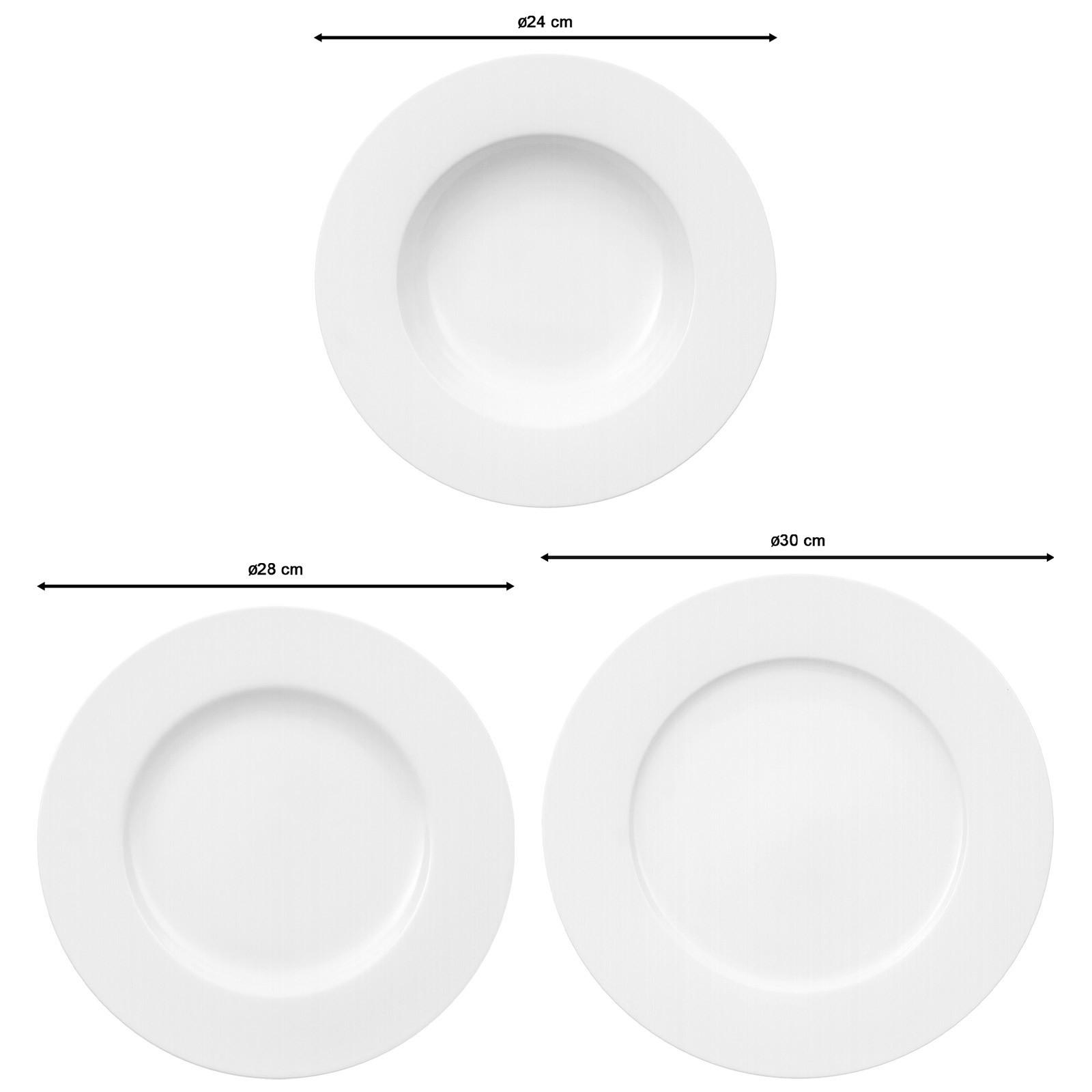 KOMBISERVICE NR.3 Royal weiß - Weiß, Keramik (1/1/1cm) - Villeroy & Boch