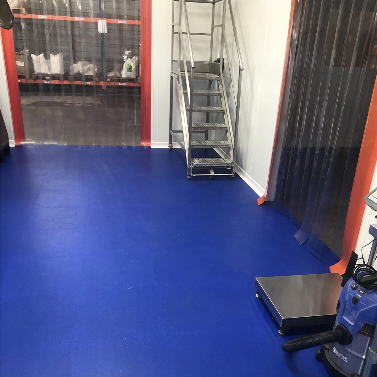 PVC-FLIESEN für Garage, Werkstatt, Sporthalle - Blau - Los von 1 m² - Blau, Kunststoff (50/50/1.1cm) - MOSAIK FLOOR