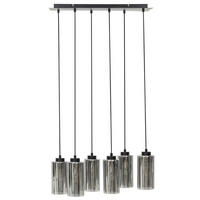 WANDLEUCHTE Puriri 17/17/29 cm - Grau, Glas (30/60/105cm) - Beliani