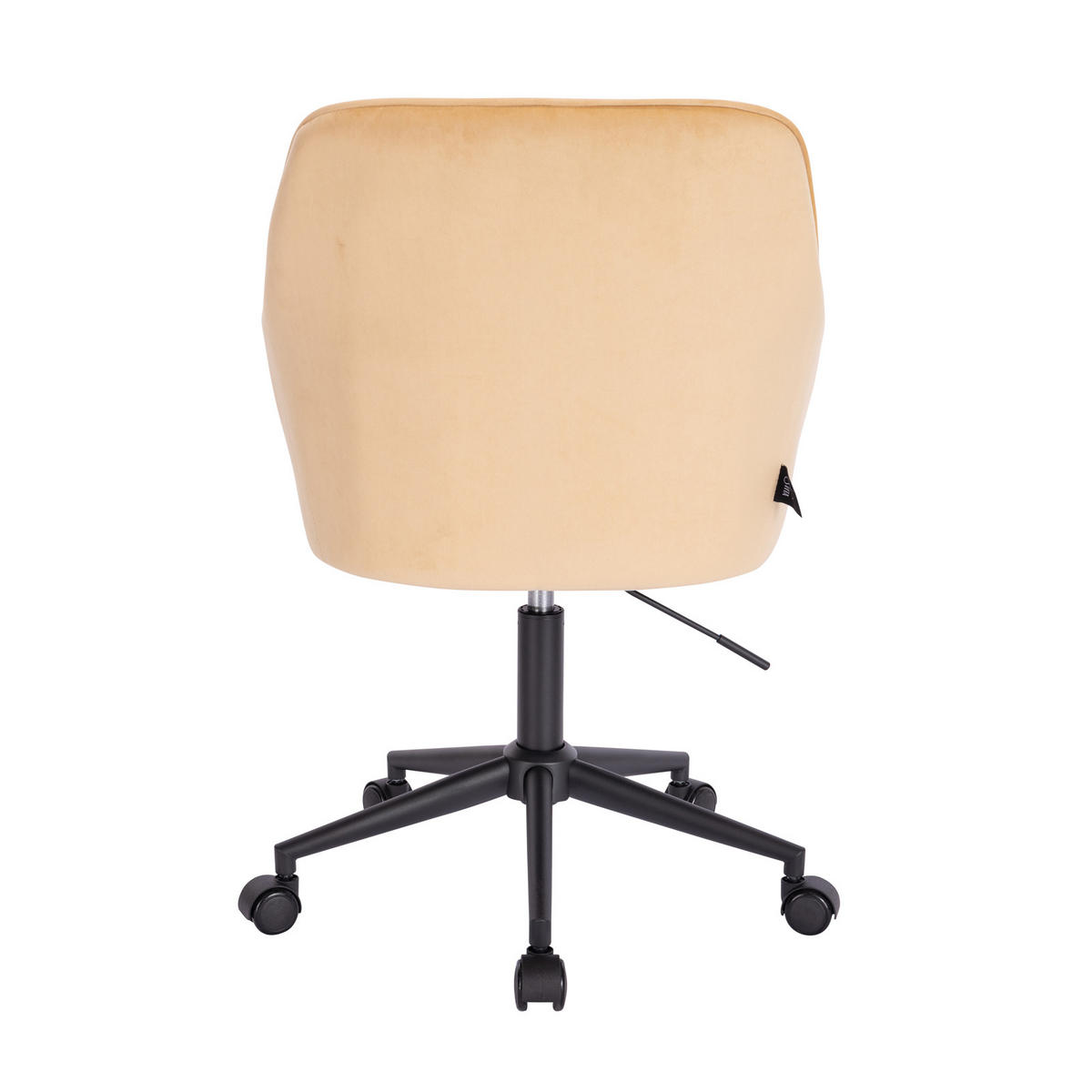 SCHREIBTISCHSTUHL JERRY Samt Beige - Beige, Textil (59/96/59cm) - SVITA