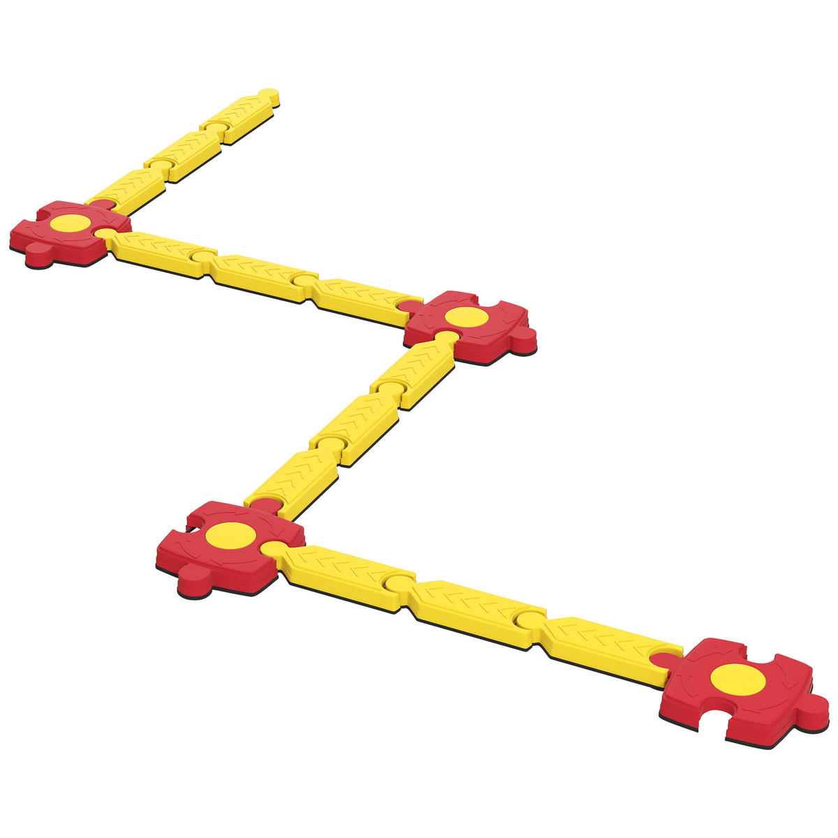 SCHWEBEBALKEN-SET DE-10069 Gelb - Gelb, Kunststoff (165.5/7/165.5cm) - ComfortXL