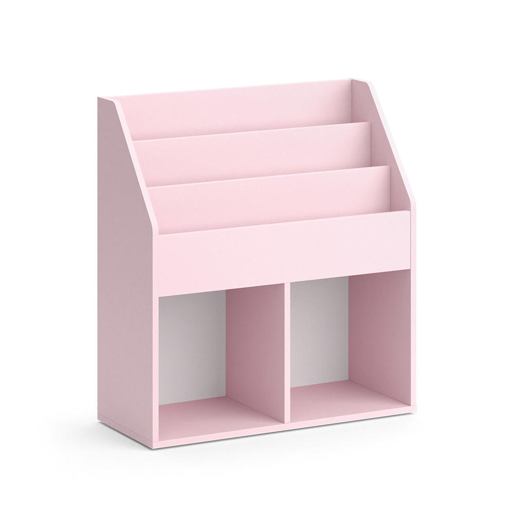 KINDERREGAL Luigi Rosa 72 x 79 cm ohne Faltboxen - Rosa, Holzwerkstoff (72/79/30.7cm) - Vicco