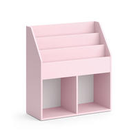 KINDERREGAL Luigi Rosa 72 x 79 cm ohne Faltboxen - Rosa, Holzwerkstoff (72/79/30.7cm) - Vicco