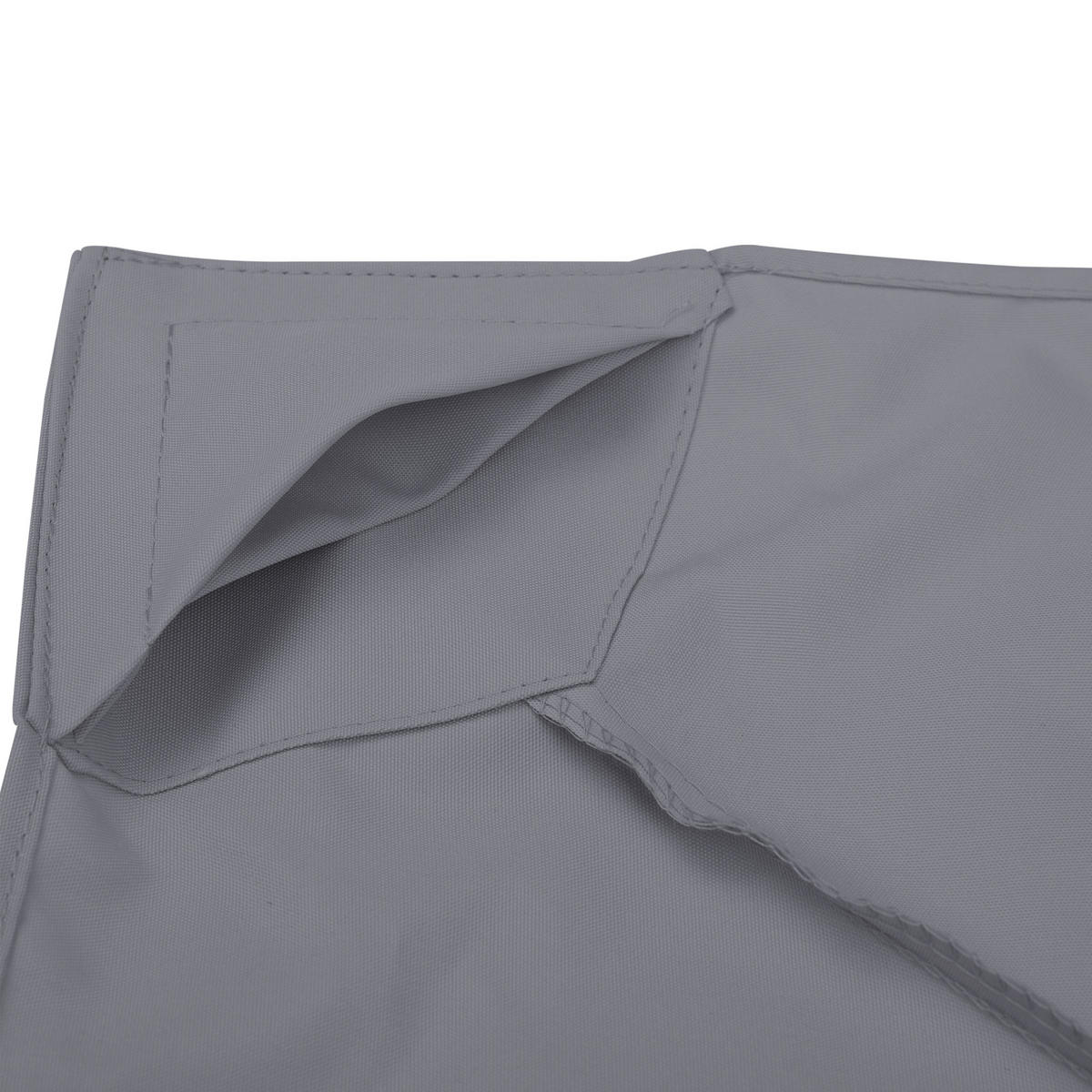 PAVILLONDACH, Polyester, Dunkelgrau - Dunkelgrau, Kunststoff (300/18/300cm) - Outsunny