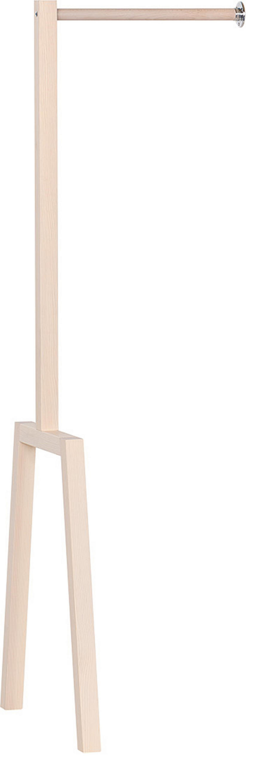 KLEIDERSTÄNDER SPOT - Weiß, Holzwerkstoff (44/150/54cm)