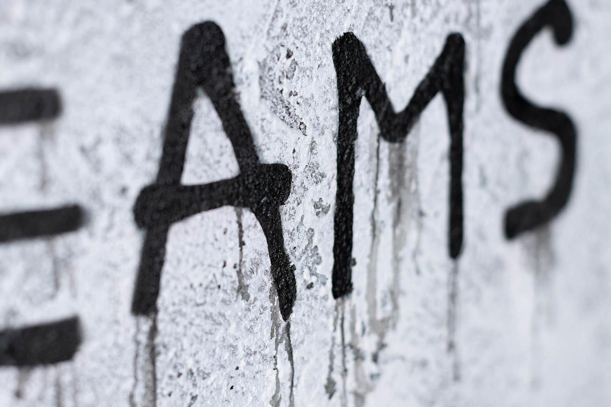 ACRYLBILD HANDGEMALT 120/60 cm - Rot/Schwarz, Holz/Textil (120/60cm) - KUNSTLOFT