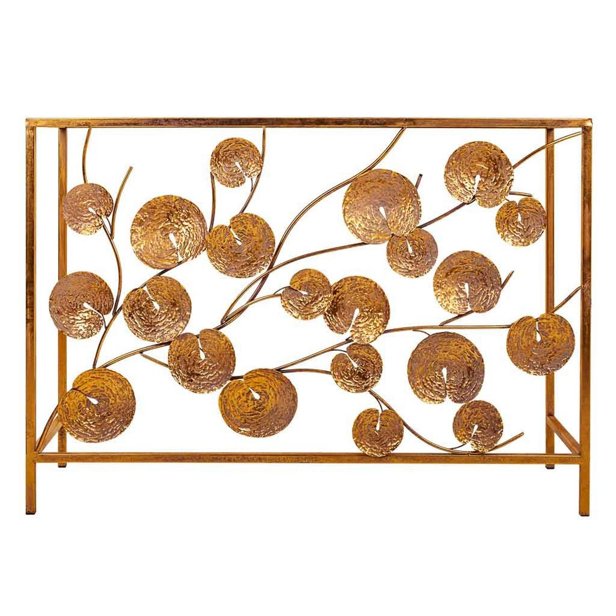 KONSOLENTISCH aus Metall, golden, 100x35x71cm - Goldfarben, Metall (35/100/70.5cm) - Wanderlust