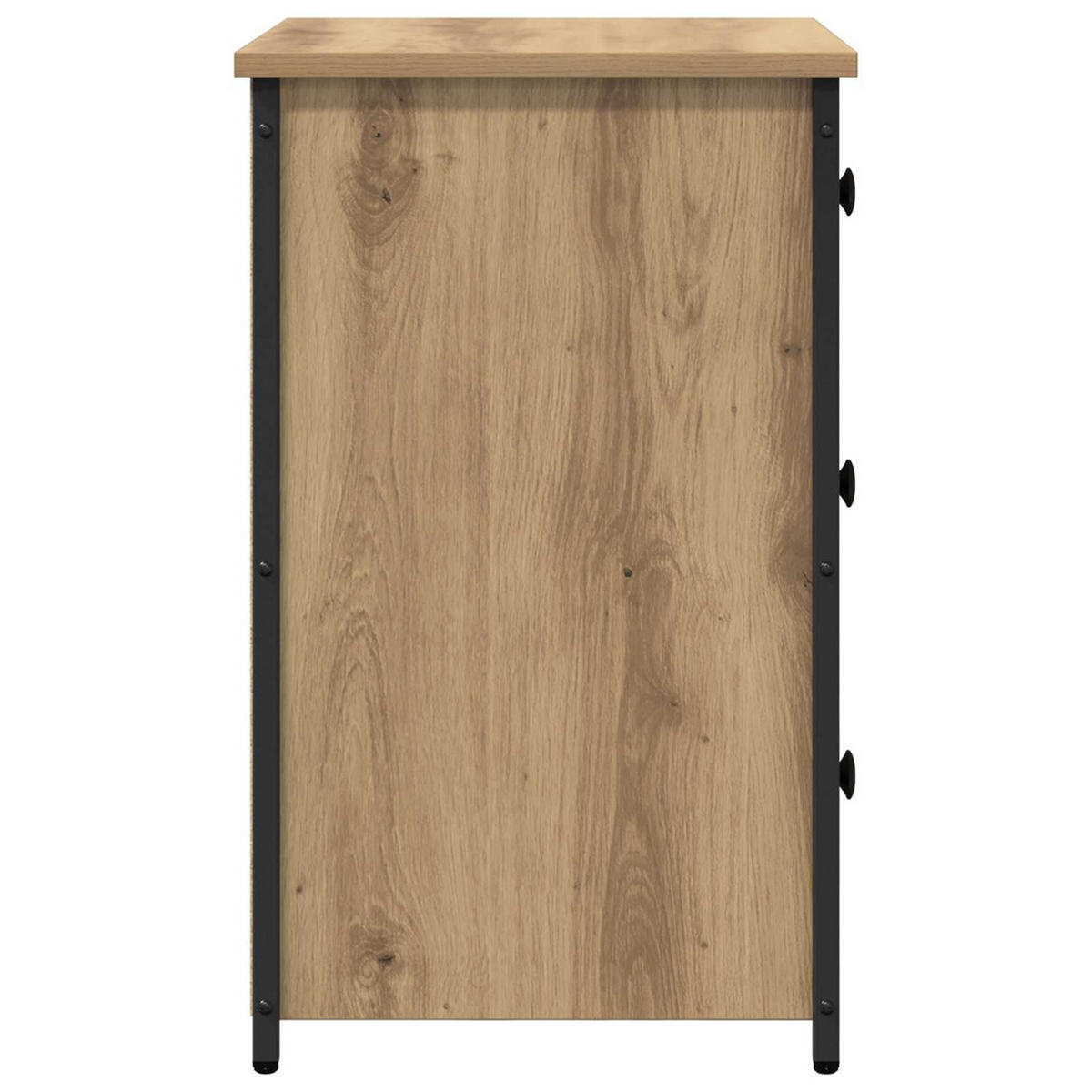 NACHTTISCH Braun 40/36/60 Cm Massives Upgecyceltes Holz - Braun, Holz (36/60/40cm) - vidaXL