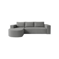 ECKSOFA Tolga mit Schlaffunktion, Grau - Grau, Textil (162/270cm) - Fedve