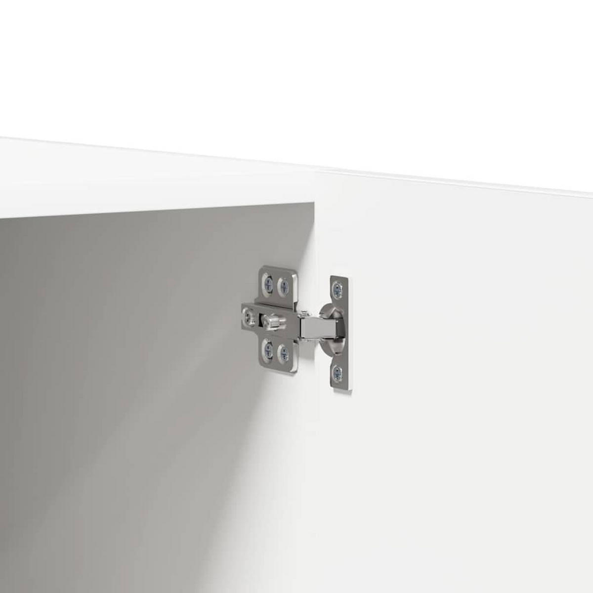 KLEIDERSCHRANK Weiss 80/52/180 Cm Holzwerkstoff - Weiß, Holzwerkstoff (52/180/80cm) - vidaXL