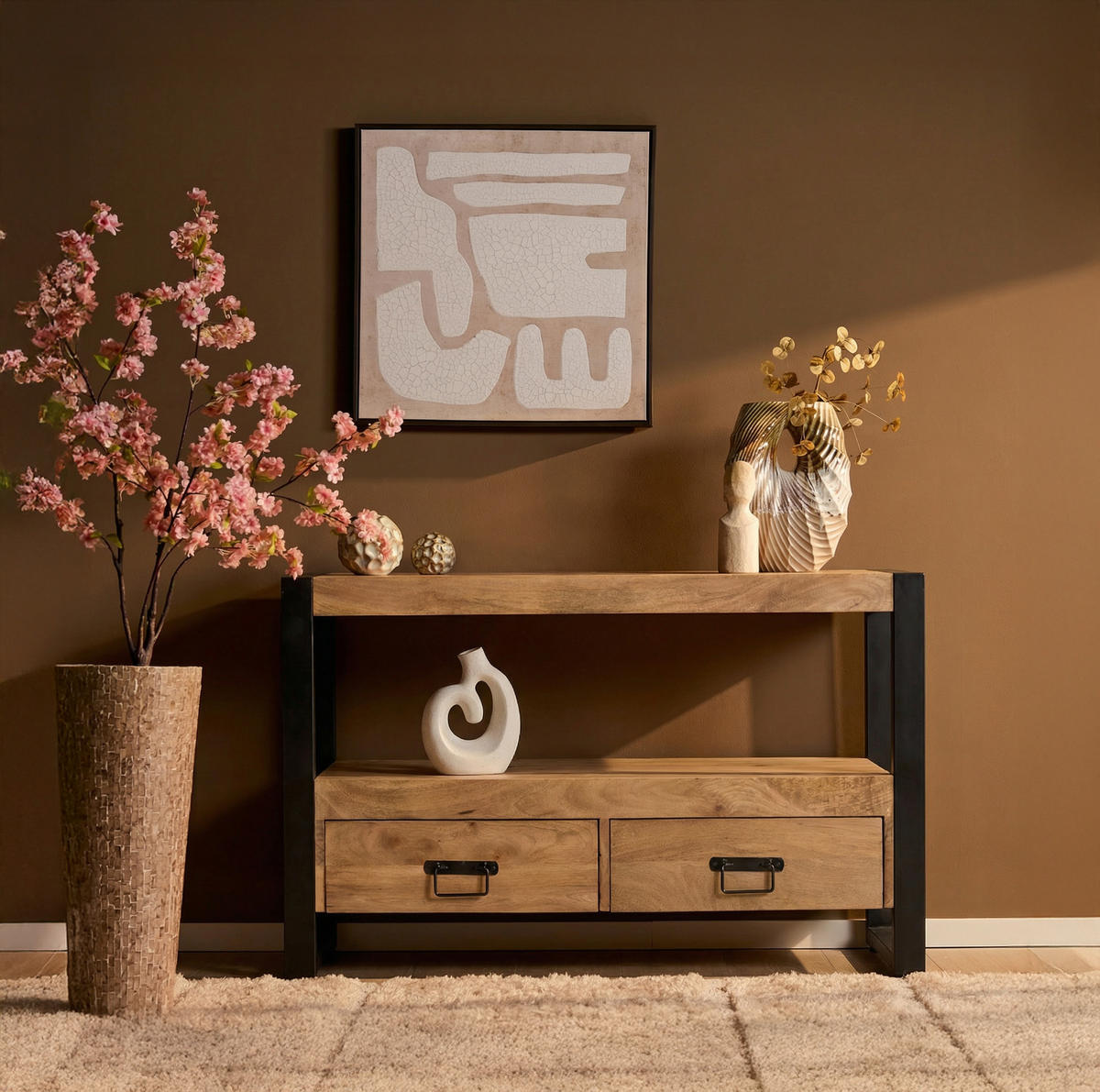 TV-MÖBEL Britt Braun 45/100/60 cm - Braun, Holz (100/60/45cm) - Starfurn
