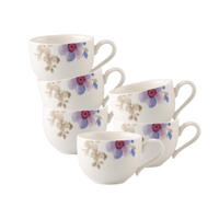 MOKKA-/ESPRESSOTASSEN Mariefleur Gris Basic bunt 50 ml 6er Set - Multicolor, Keramik (0.05L) - Villeroy & Boch