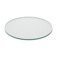 GLASPLATTE - Transparent, Glas (30/0.8/30cm) - Relaxdays