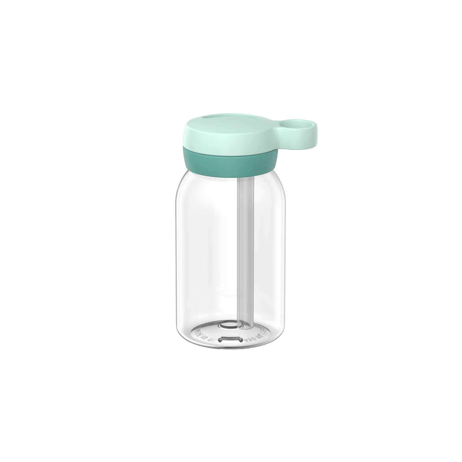 TRINKFLASCHE MIT TRINKHALM Campus Cool Mint 450 ml - Mintgrün, Kunststoff (450L) - Mepal