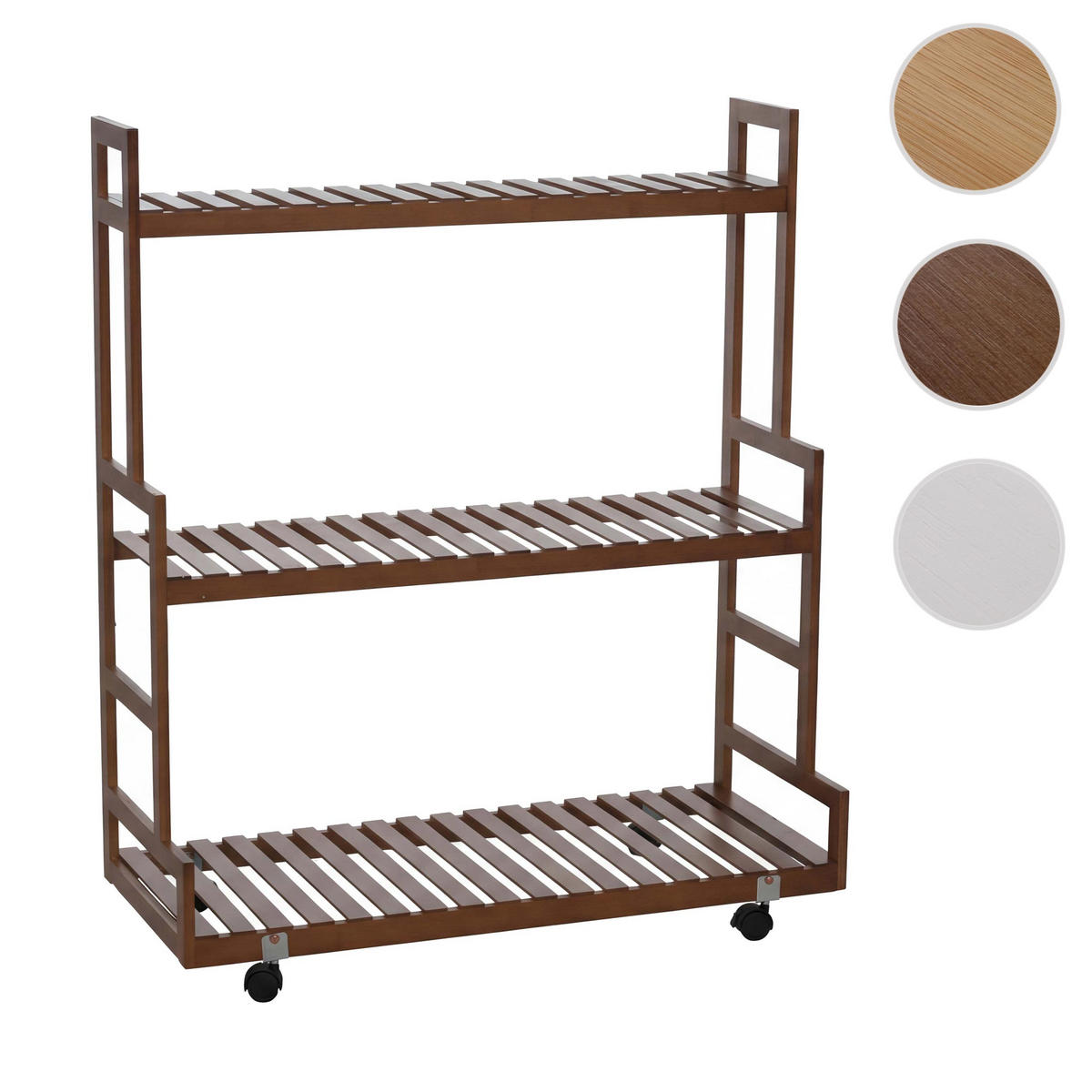 PFLANZENREGAL Braun - Braun, Holz (90/105/38cm) - MCW